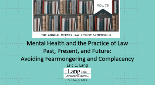 Promo for Mercer Speech